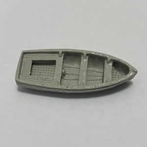 14ft Dinghy Clinker Transom Stern 45mm 1:96 Scale