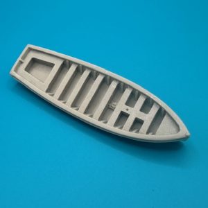 36ft Longboat Carvel Transom Stern 82mm 1:128 Scale