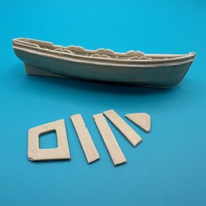 19ft Jolly Boat Carvel 94mm 1:64 Scale