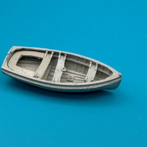 14ft Dinghy Clinker Transom Stern 60mm 1:72 Scale