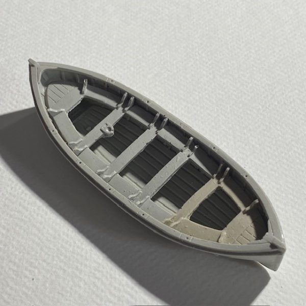 28ft Lifeboat Clinker Double Ended Standard Freeboard 120mm 1:72 Scale - Image 2