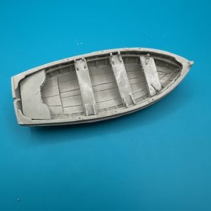 18ft Dinghy Clinker Transom Stern 114mm 1:48 Scale