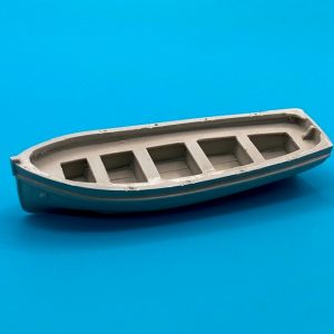 28ft Lifeboat Smooth Hull Transom Stern 88mm 1:96 Scale