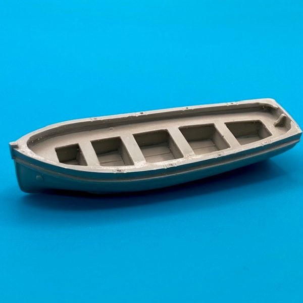 28ft Lifeboat Smooth Hull Transom Stern 88mm 1:96 Scale