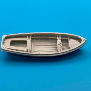 26ft Lifeboat Clinker Transom Stern 83mm 1:96 Scale