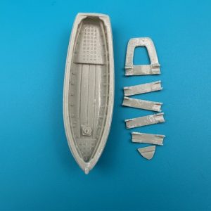 28ft Dinghy Clinker Transom Stern 60mm 1:144 Scale