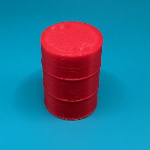 Oil Drum 16mm  x 24mm (Red)