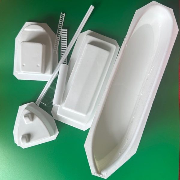 Coaster Boat OO Gauge Scale Model Boat – Kit - Image 2