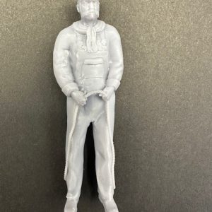 Fisherman standing holding rope 1/24 Scale 75mm