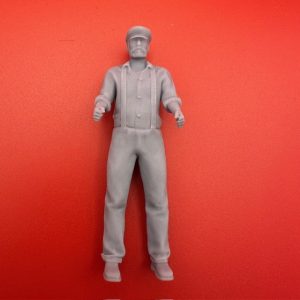 Fisherman standing hands in front 1/24 Scale 75mm