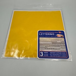 BECC Yellow Letters & Numbers Pack