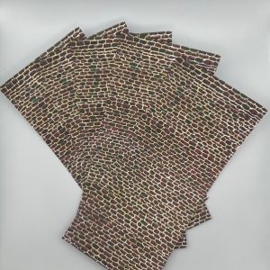 Auhagen 50102 Card sheet (5) irregular cut stone wall
