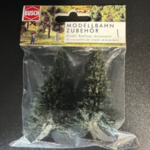 Busch 6102 HO/N 2 X 75mm Fir Trees