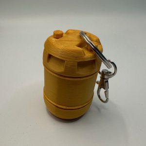 Key Ring Gold Coloured 32mm x 50mm