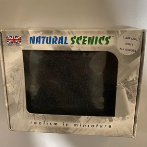 Natural Scenics RLC-BLK1-L Lump Coal Size 1 - Black - All Gauges - Large