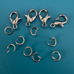 HOOKS, Lobster Clasps 12mm x 6mm