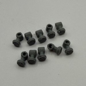 1 Hole PT77 Type Stanchion 6mm High (10)