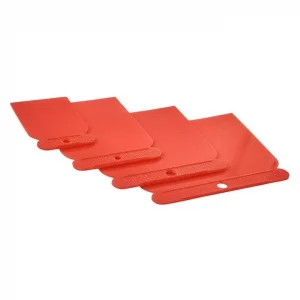 Amtech G0946 4 Piece plastic scraper set - decal remover