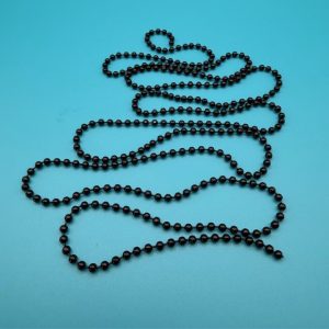 Ball Link Chain Black (1 Metre) 2.4mm Ball